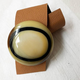 Bracelet Manchette Design Boule Macaron
