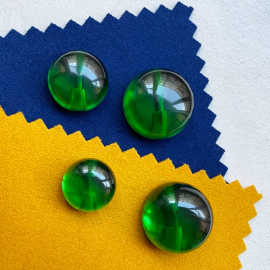 Jewel Button Green Translucent Ball 22-24-29m