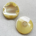 Design Button Mother of Pearl Yellow Tortoise 25mm