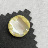 Design Button Mother of Pearl Yellow Tortoise 25mm