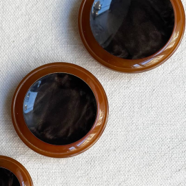 Design Button Brown Chic Camel 27-40mm