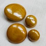 Design Button Ceramic Ocher Orange 20-25-30-44mm