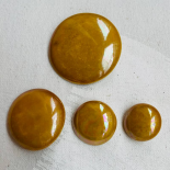 Design Button Ceramic Ocher Orange 20-25-30-44mm
