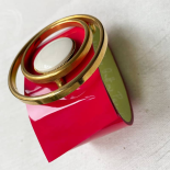 Design Cuff Bracelet White and Pink Gold Satellite 