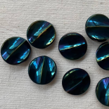 Sea Blue Design Button 18mm Surf