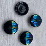 Sea Blue Design Button 18mm Surf