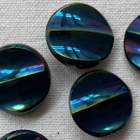 Sea Blue Design Button 18mm Surf