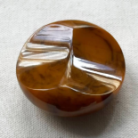 Jewel Button Amber Orange 21-26-34-39mm