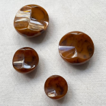 Jewel Button Amber Orange 21-26-34-39mm