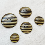 Design Button Yellow Brown Stripes 18-22-27-30-36mm