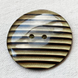 Design Button Yellow Brown Stripes 18-22-27-30-36mm