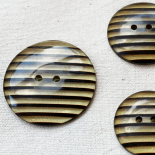 Design Button Yellow Brown Stripes 18-22-27-30-36mm