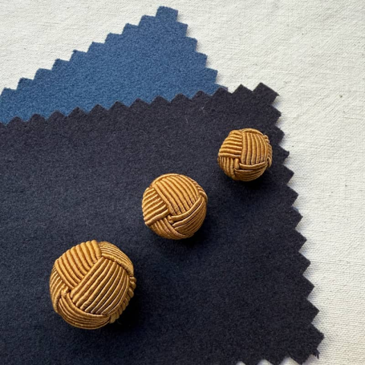 Elegant Ball Button Beige Passementerie 18–20–23 mm
