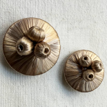 Bouton Design Raphia Beige Clair 32-38mm