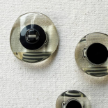 Beautiful Blue 3D Effect Design Button 19-25-30mm