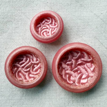 Elegant Pink Passementerie Design Button 28-34-40mm