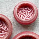 Elegant Pink Passementerie Design Button 28-34-40mm
