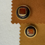 Jewel Button Brown & Ochre Autumn Tones 21-27-30mm