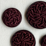 Bouton Bijou Passementerie Violet Prune 25-30-36-40mm