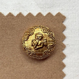 Beautiful Design Button Golden Metal Angel 18-23-27mm