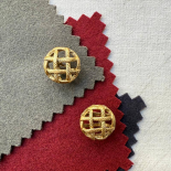Beautiful Jewel Button Golden Metal Treasure 21mm