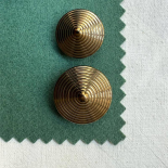 Design Button Striated Golden Brown 14-18-27-32mm
