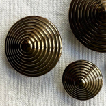 Design Button Striated Golden Brown 14-18-27-32mm