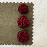 Burgundy Passementerie Sphere Button 15-20-25mm