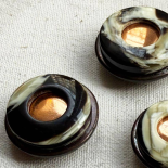 Design Button Brown and Copper Macaron 20-23-25-27mm
