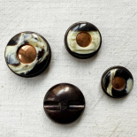 Design Button Brown and Copper Macaron 20-23-25-27mm