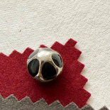 Design Button Grey & Silver 70s Style 16-19-22-24mm
