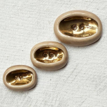 Design Button Beige Gold Pebble Ceramic 25-27-35mm