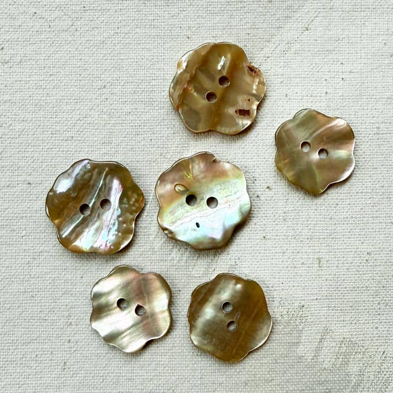 10 Boutons Boule Nacrée Crème 12 Mm - Plastique, Forme Ronde, Neufs, Fabriqués Au Royaume-Uni