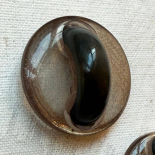 Blue-Grey Rounded Couture Button 15–23–26–30 mm