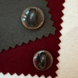 Blue-Grey Rounded Couture Button 15–23–26–30 mm