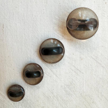 Blue-Grey Rounded Couture Button 15–23–26–30 mm