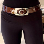 Women’s Belt Original 1970s Silver Buckle & Fawn Leather