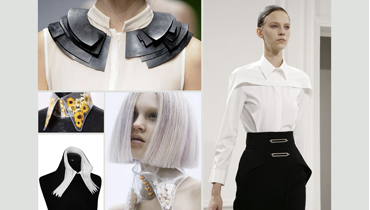 Fashion tips: the false collar stands out!